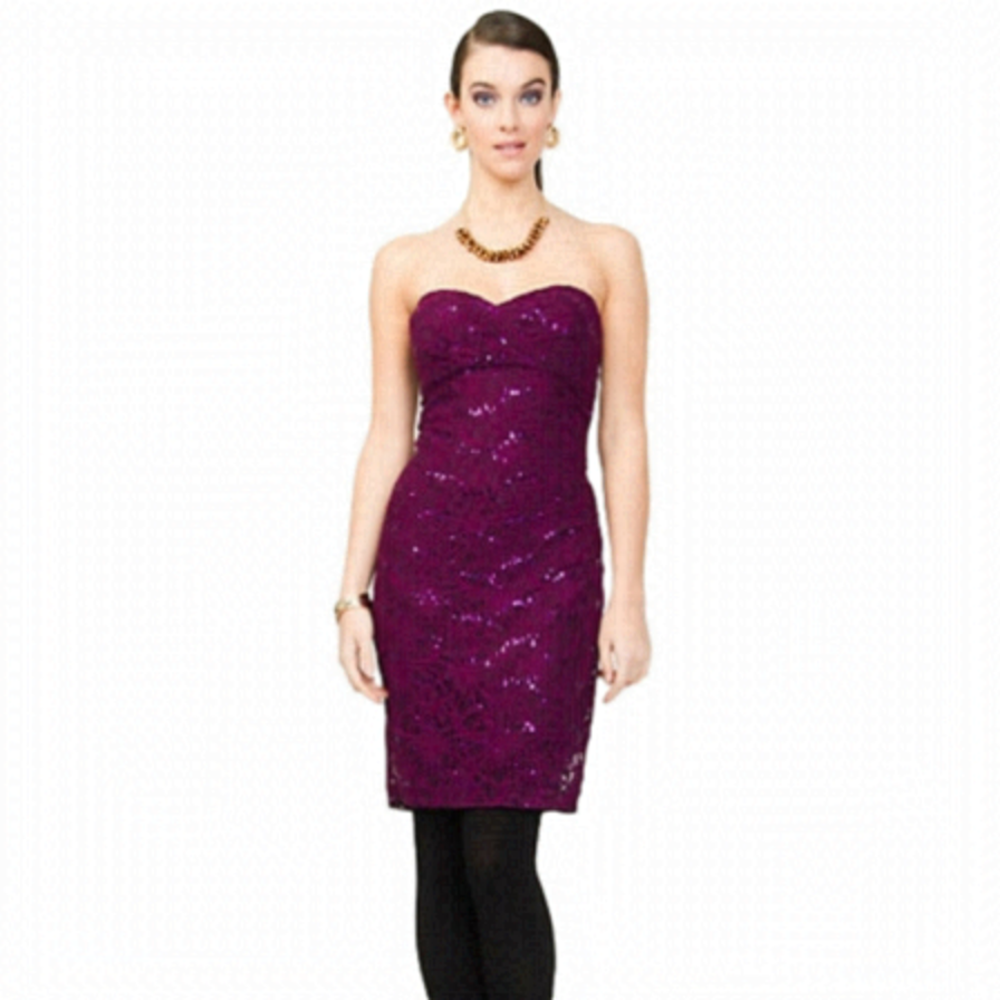 Le Chateau Sleeveless Sequin Cocktail Dress